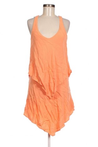 Рокля Massimo Dutti, Размер L, Цвят Оранжев, Цена 49,20 лв.