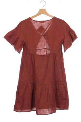 Kleid Naf Naf, Größe XS, Farbe Braun, Preis 55,67 €