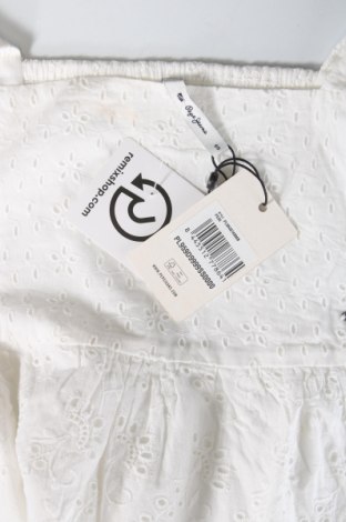 Kleid Pepe Jeans, Größe XS, Farbe Weiß, Preis 42,41 €