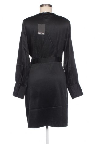 Φόρεμα Pieces, Μέγεθος M, Χρώμα Μαύρο, Τιμή 14,38 €