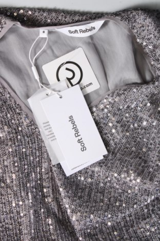 Kleid Soft Rebels, Größe S, Farbe Silber, Preis 56,19 €