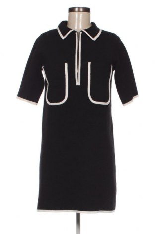 Рокля Zara Knitwear, Размер M, Цвят Черен, Цена 31,10 лв.
