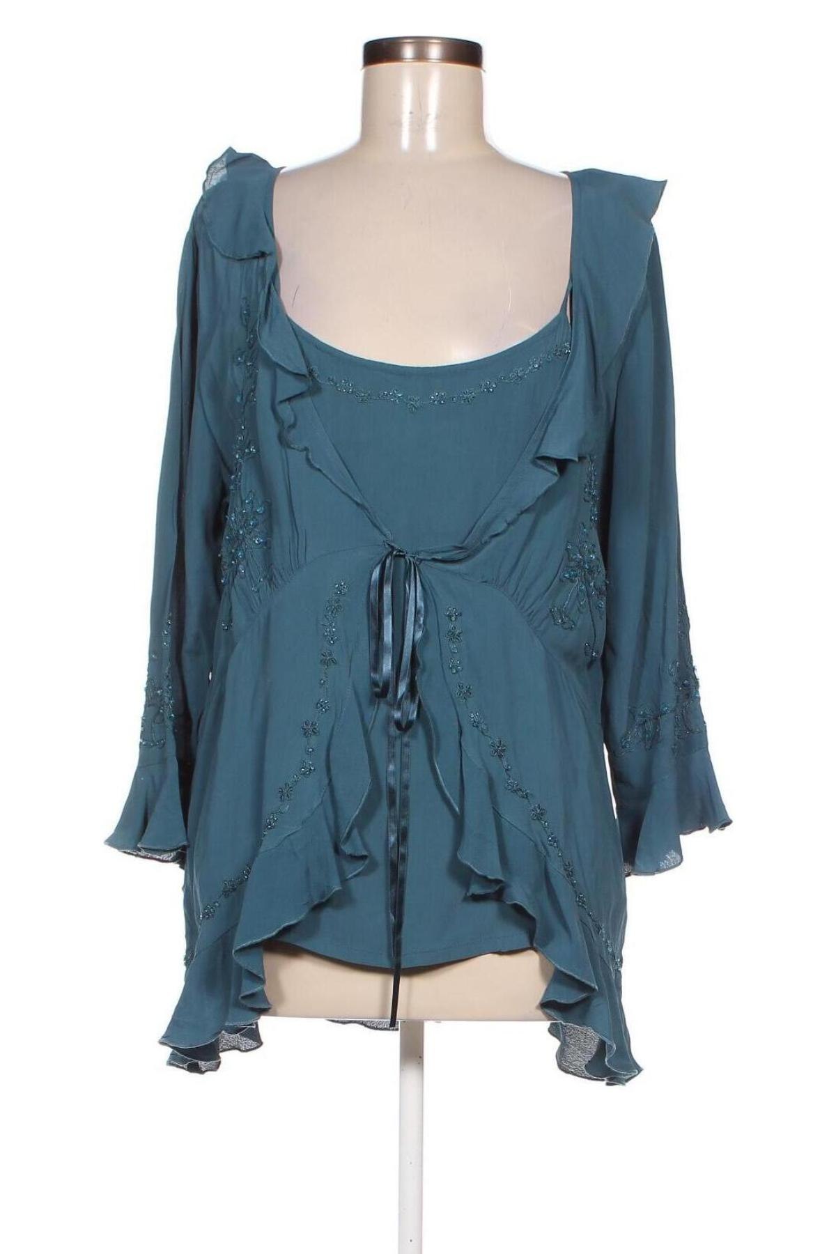 Bluză de femei, Mărime XL, Culoare Verde, Preț 92,00 Lei
