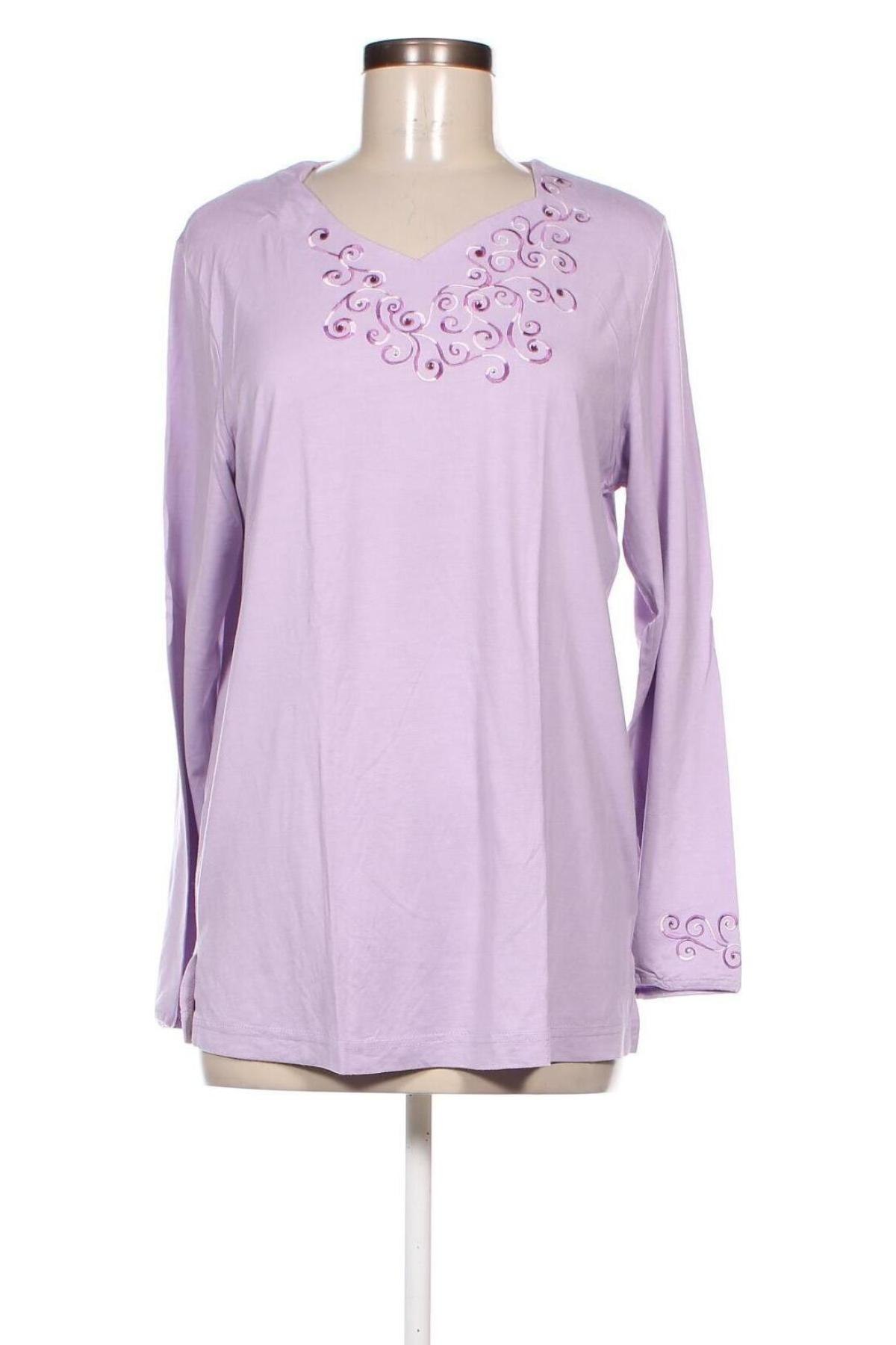 Γυναικεία μπλούζα, Μέγεθος L, Χρώμα Βιολετί, Τιμή 12,81 €