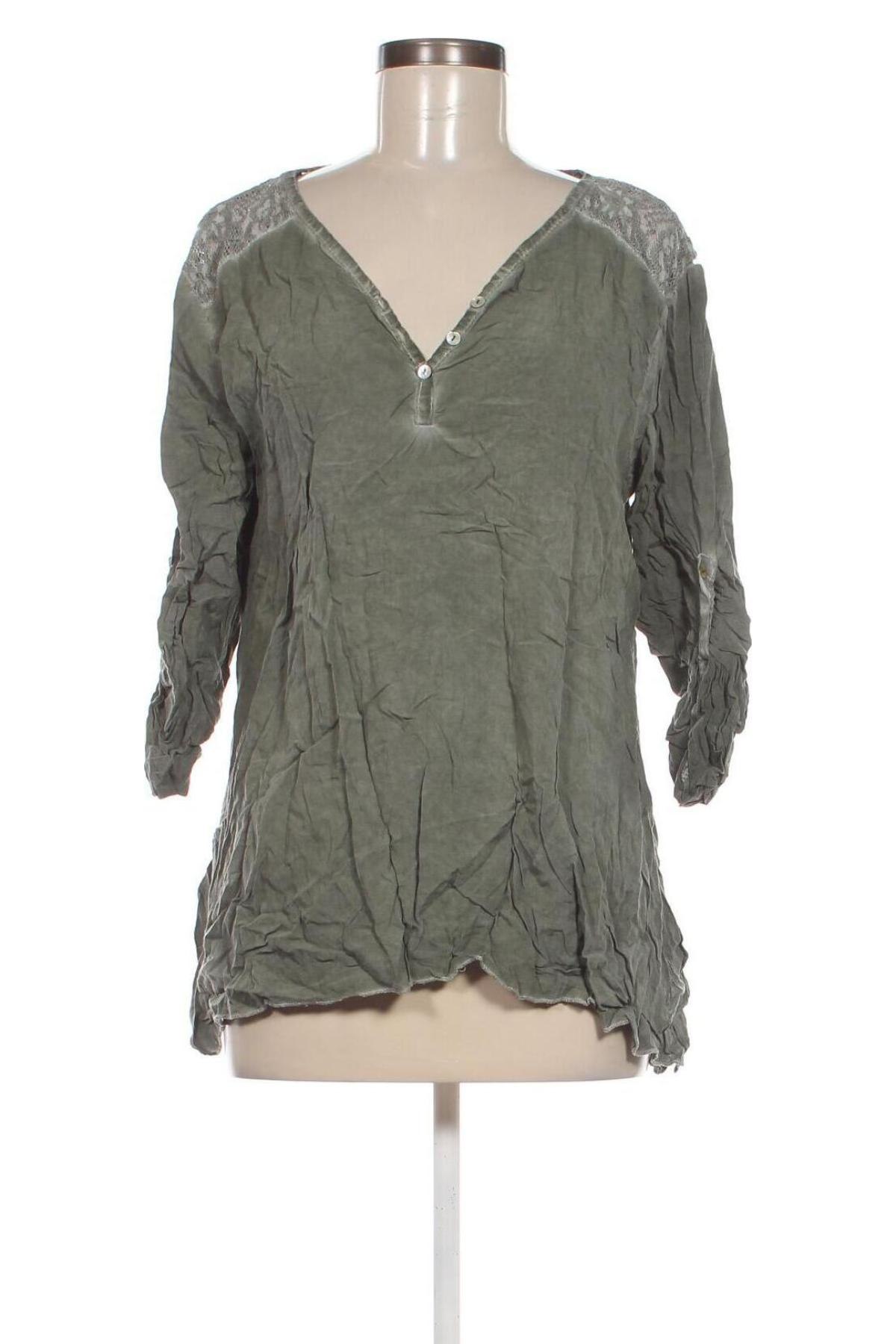 Дамска блуза, Размер L, Цвят Зелен, Цена 4,75 лв.
