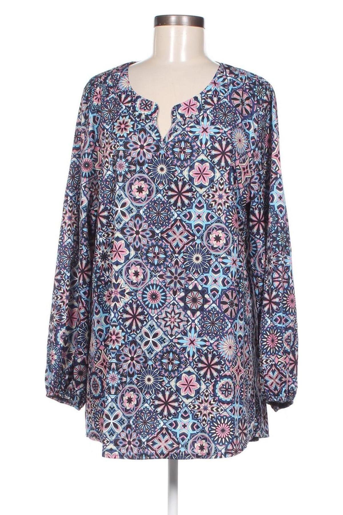 Γυναικεία μπλούζα, Μέγεθος 3XL, Χρώμα Πολύχρωμο, Τιμή 9,40 €
