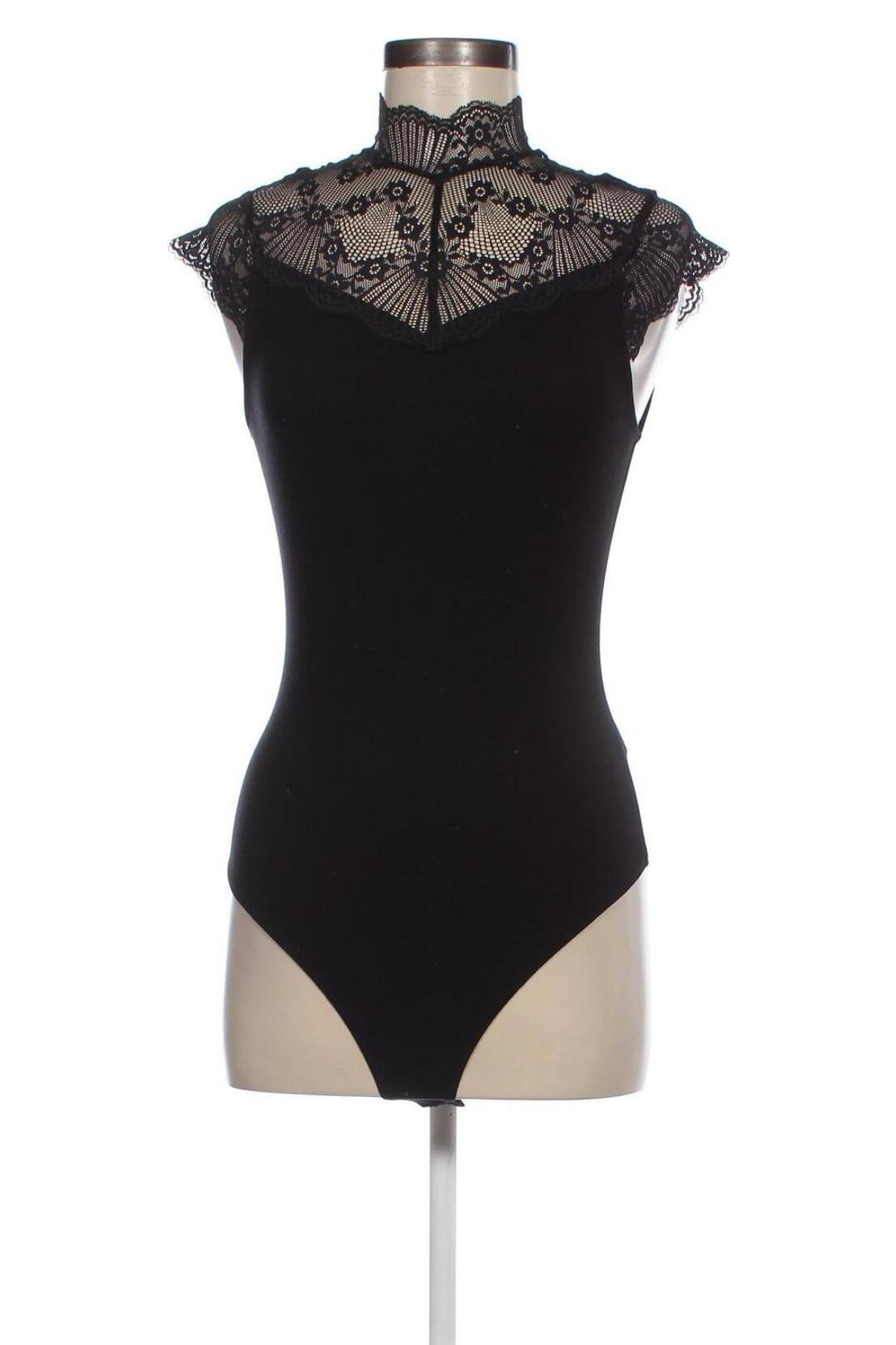 Bluză-body de damă. About You, Mărime S, Culoare Negru, Preț 151,32 Lei