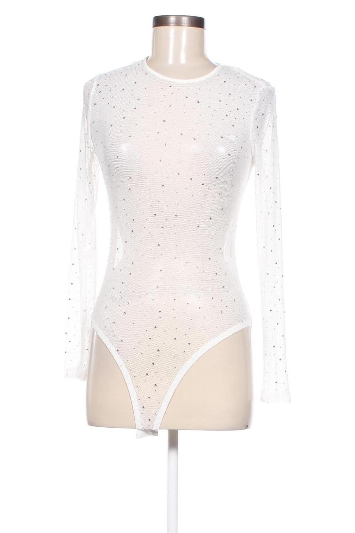 Γυναικεία μπλούζα-Κορμάκι Glamorous, Μέγεθος M, Χρώμα Λευκό, Τιμή 9,92 €