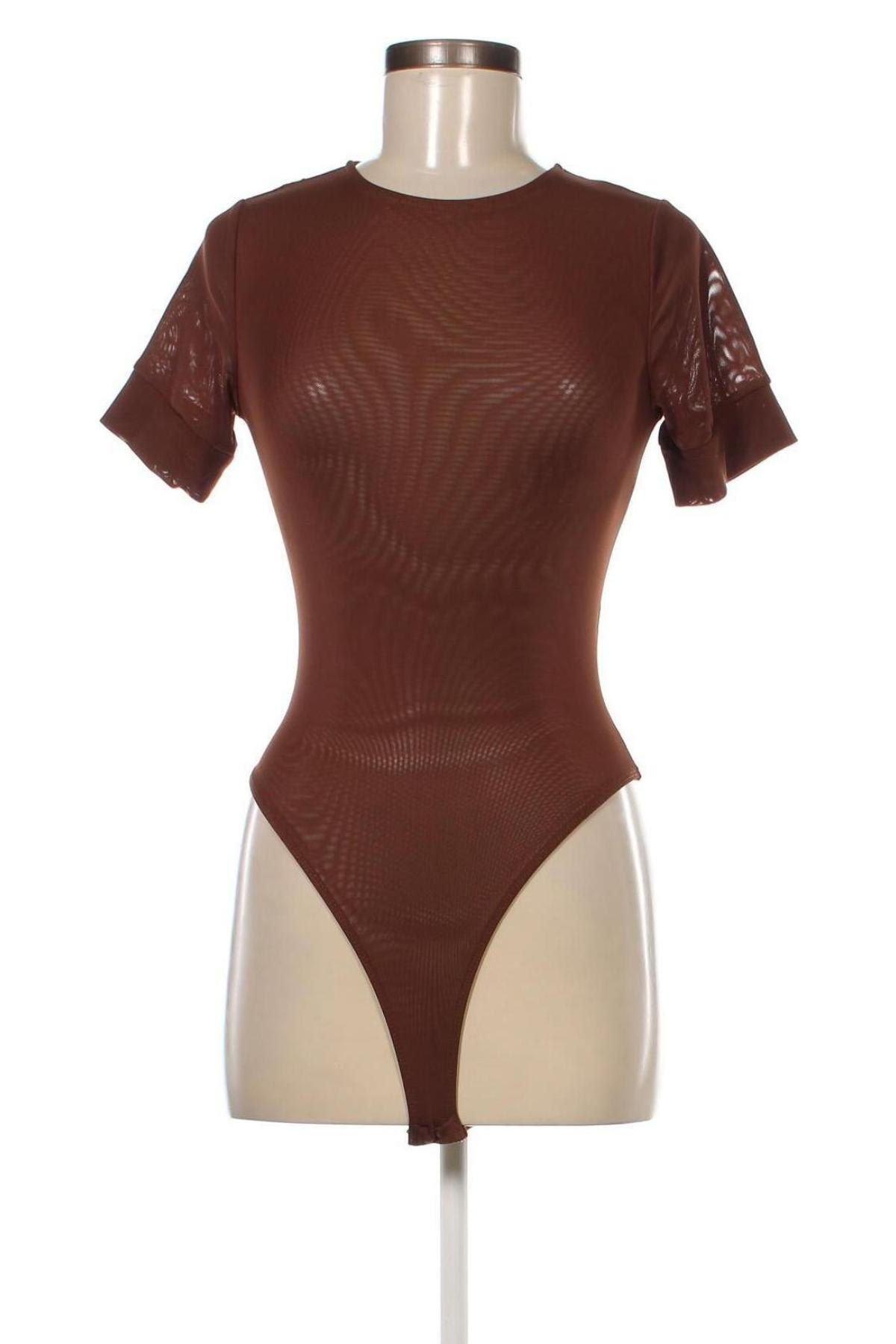 Damenbluse-Body NA-KD, Größe M, Farbe Braun, Preis 7,94 €