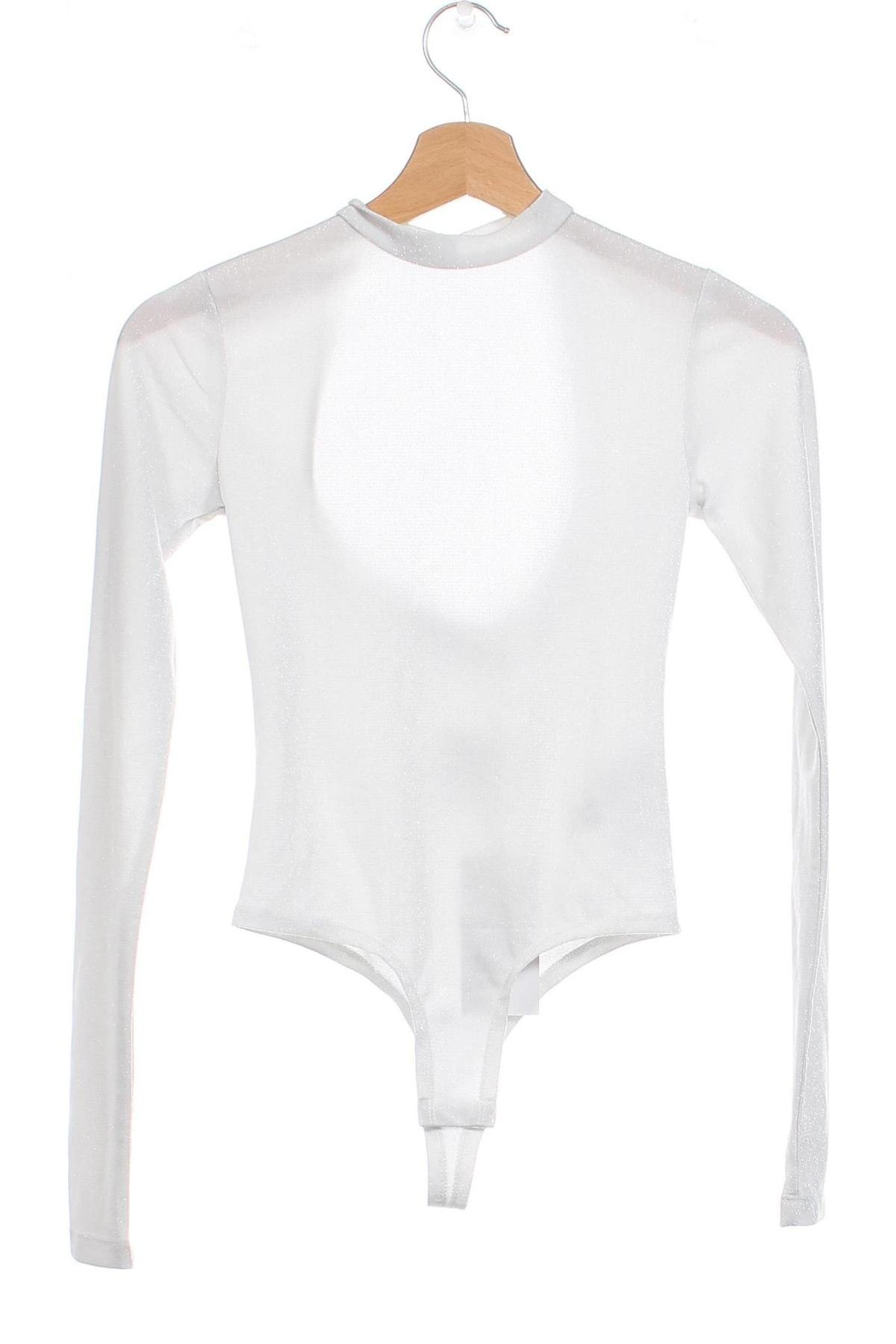 Damenbluse-Body NA-KD, Größe XS, Farbe Silber, Preis € 16,20