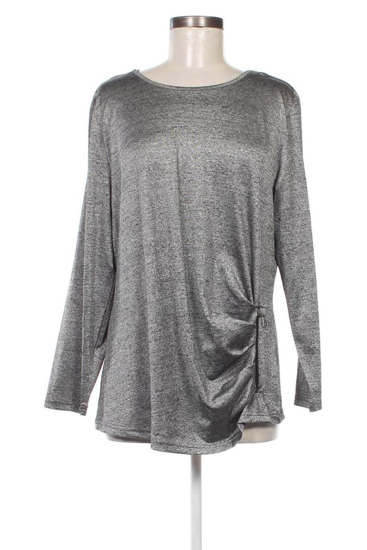 Γυναικεία μπλούζα Ambria, Μέγεθος XL, Χρώμα Γκρί, Τιμή 4,70 €