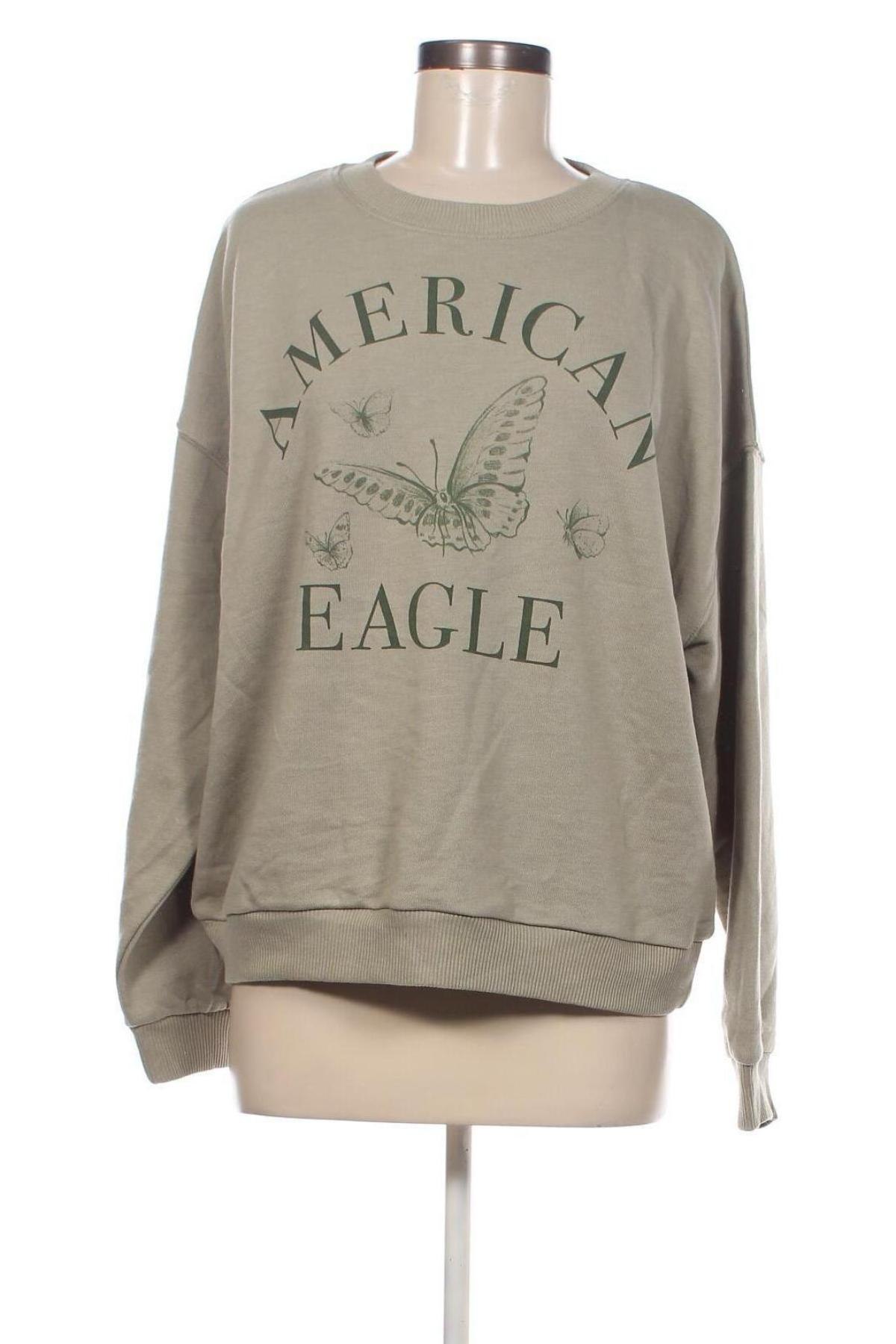 Дамска блуза American Eagle, Размер L, Цвят Зелен, Цена 8,50 лв.