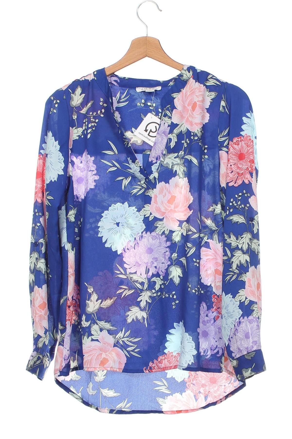 Γυναικεία μπλούζα Amisu, Μέγεθος XS, Χρώμα Πολύχρωμο, Τιμή 5,26 €