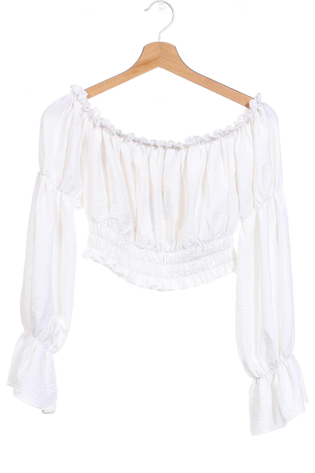 Γυναικεία μπλούζα Amisu, Μέγεθος XS, Χρώμα Λευκό, Τιμή 4,97 €