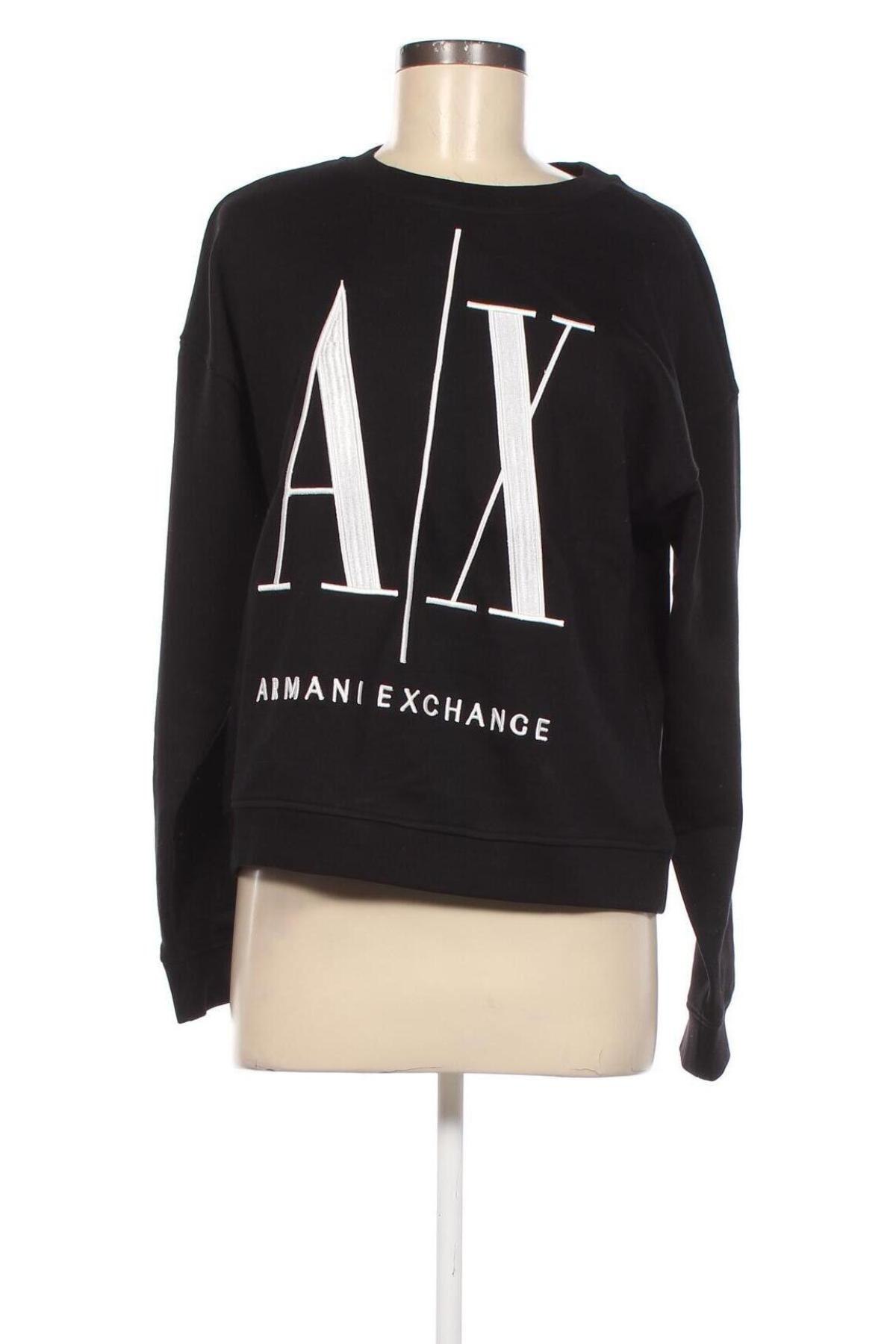 Bluză de femei Armani Exchange, Mărime L, Culoare Negru, Preț 264,81 Lei