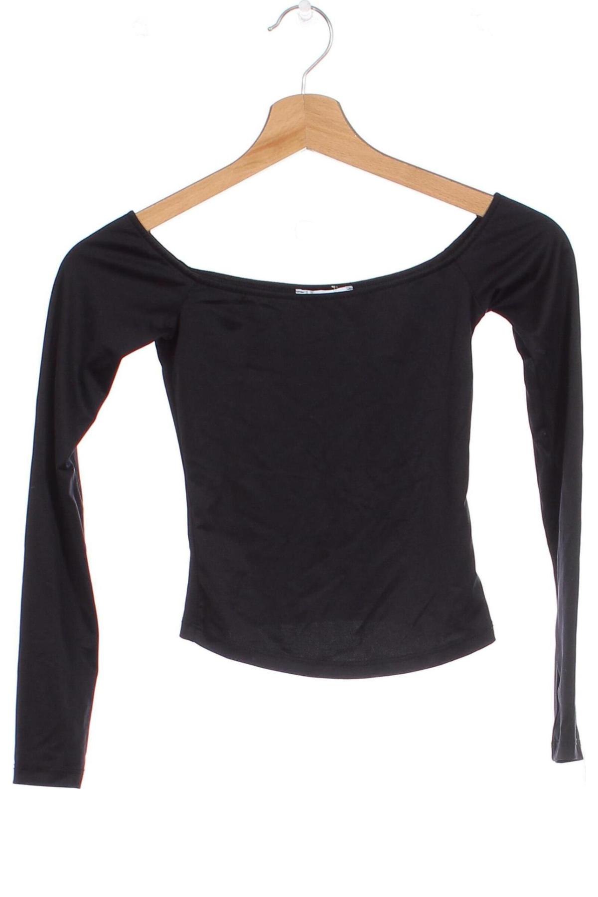 Damen Shirt Bershka, Größe XS, Farbe Schwarz, Preis € 9,62