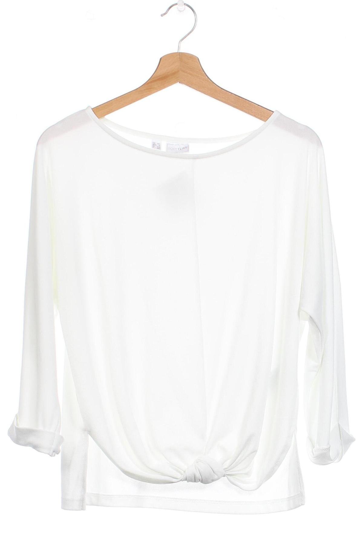 Дамска блуза Body Flirt, Размер XS, Цвят Бял, Цена 9,97 лв.
