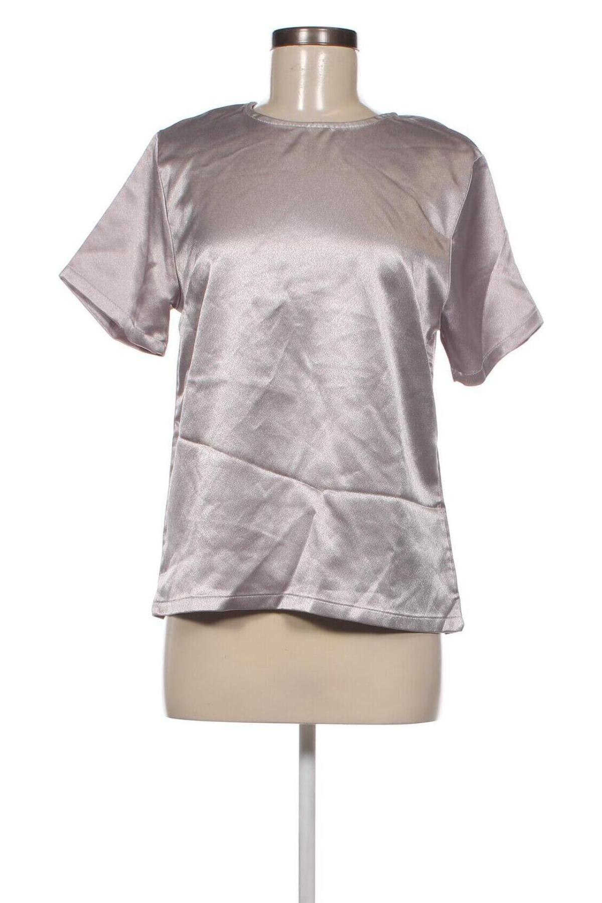 Damen Shirt Boohoo, Größe M, Farbe Silber, Preis € 5,25