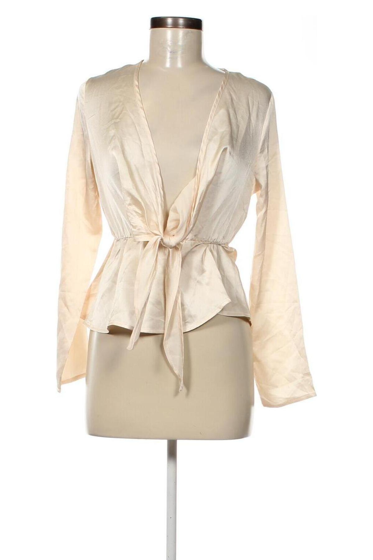 Дамска блуза Boohoo, Размер XS, Цвят Бежов, Цена 4,75 лв.