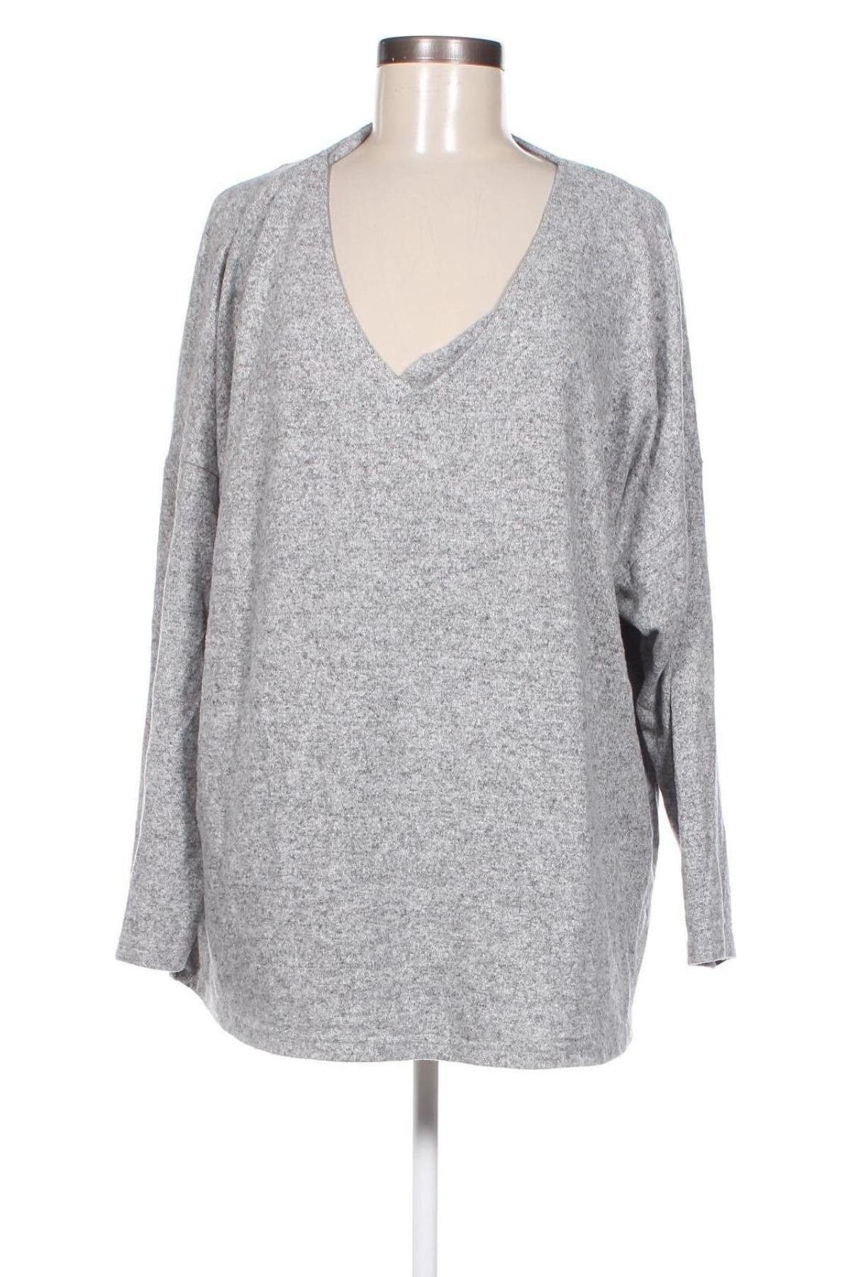 Γυναικεία μπλούζα Bpc Bonprix Collection, Μέγεθος XXL, Χρώμα Γκρί, Τιμή 3,53 €