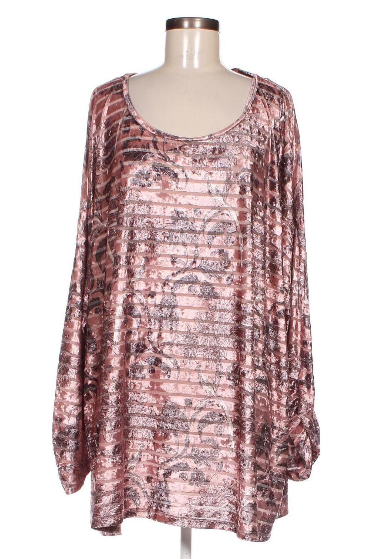 Γυναικεία μπλούζα C&A, Μέγεθος 4XL, Χρώμα Πολύχρωμο, Τιμή 9,72 €