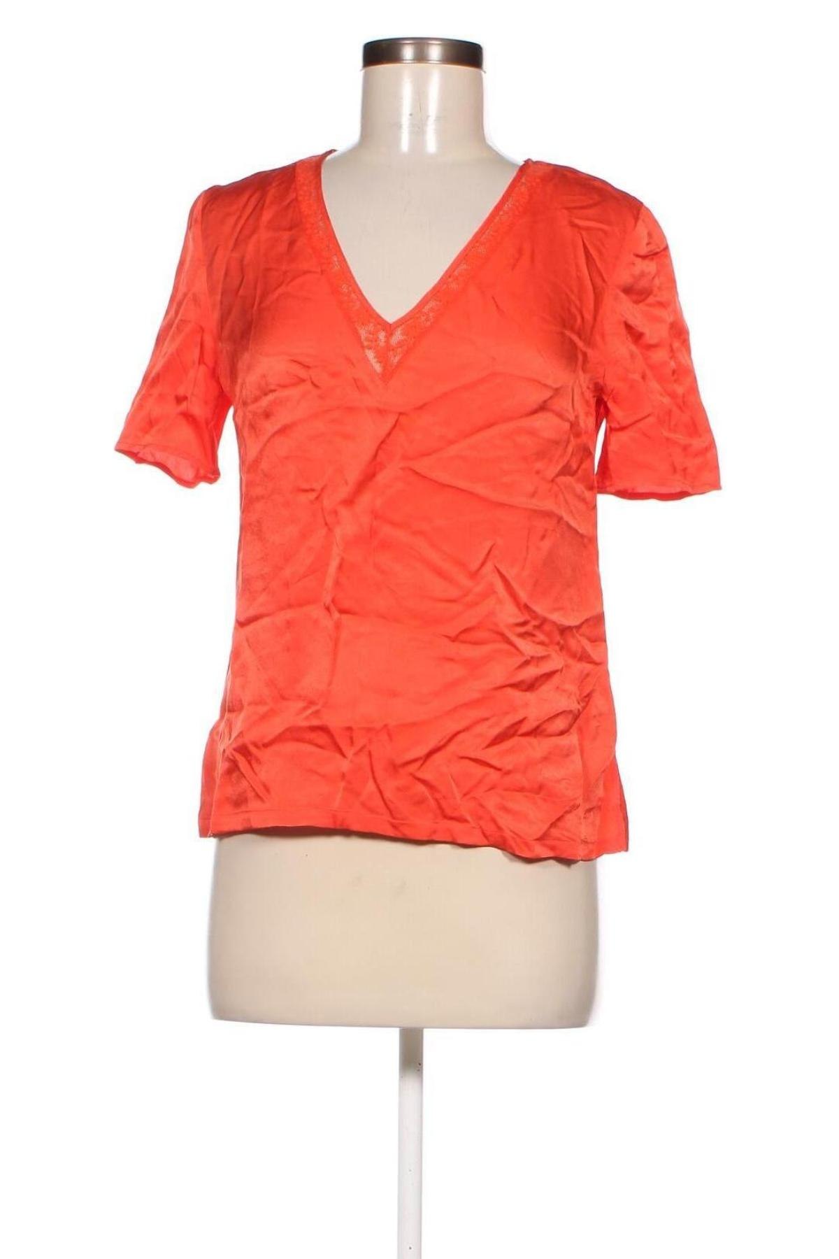 Дамска блуза Claudie Pierlot, Размер S, Цвят Червен, Цена 52,37 лв.