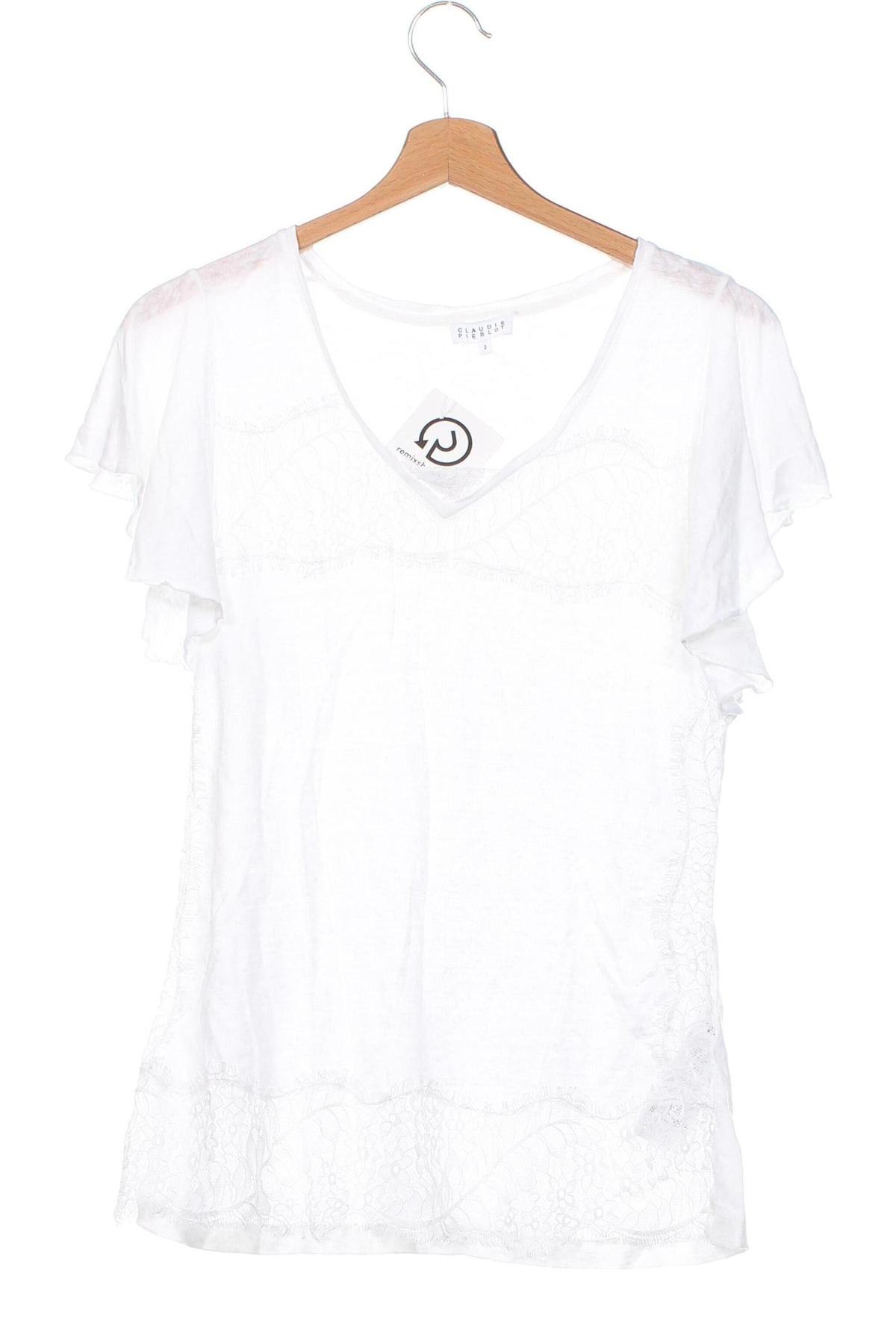 Дамска блуза Claudie Pierlot, Размер XS, Цвят Бял, Цена 48,63 лв.