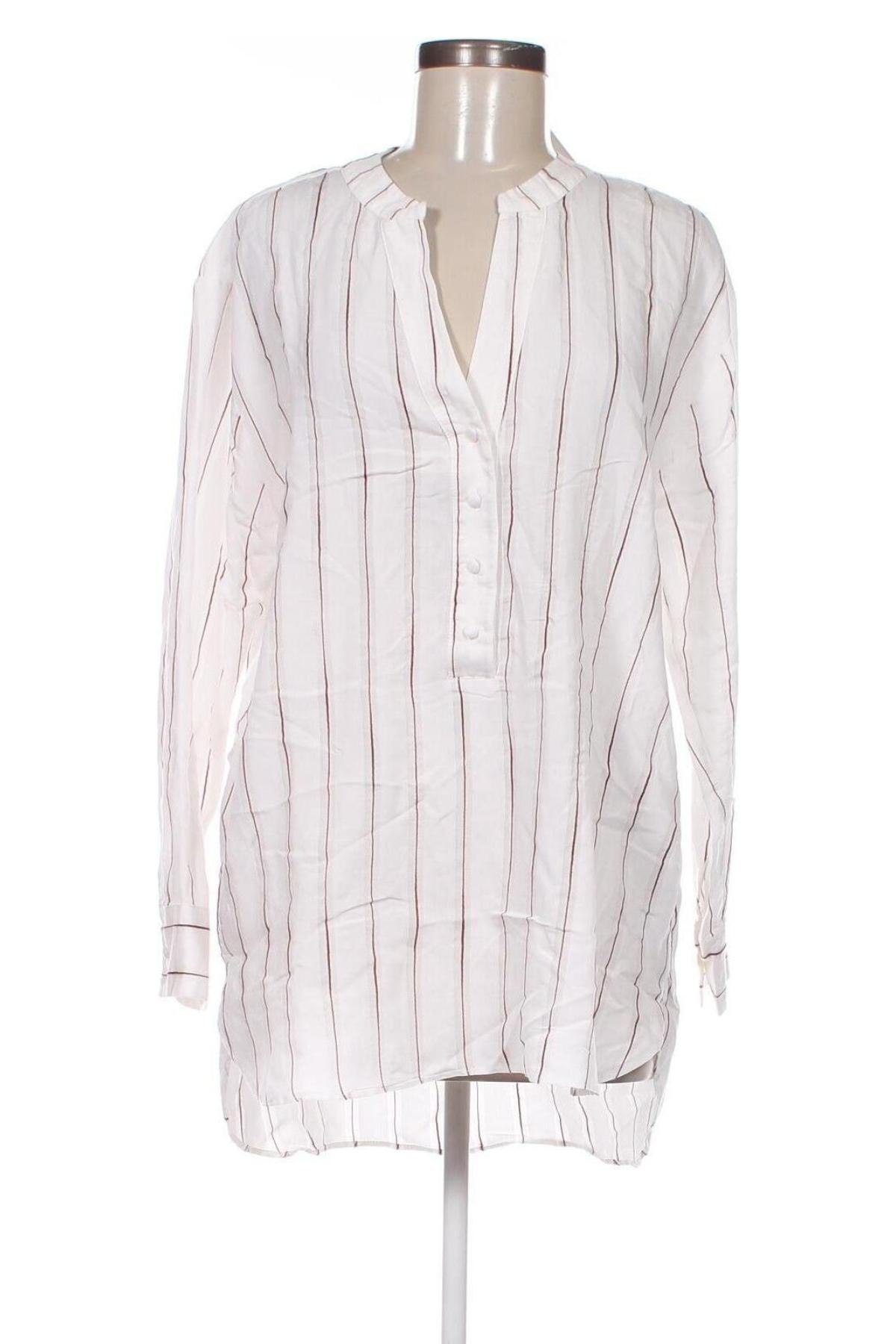Γυναικεία μπλούζα Comma,, Μέγεθος L, Χρώμα Λευκό, Τιμή 28,17 €