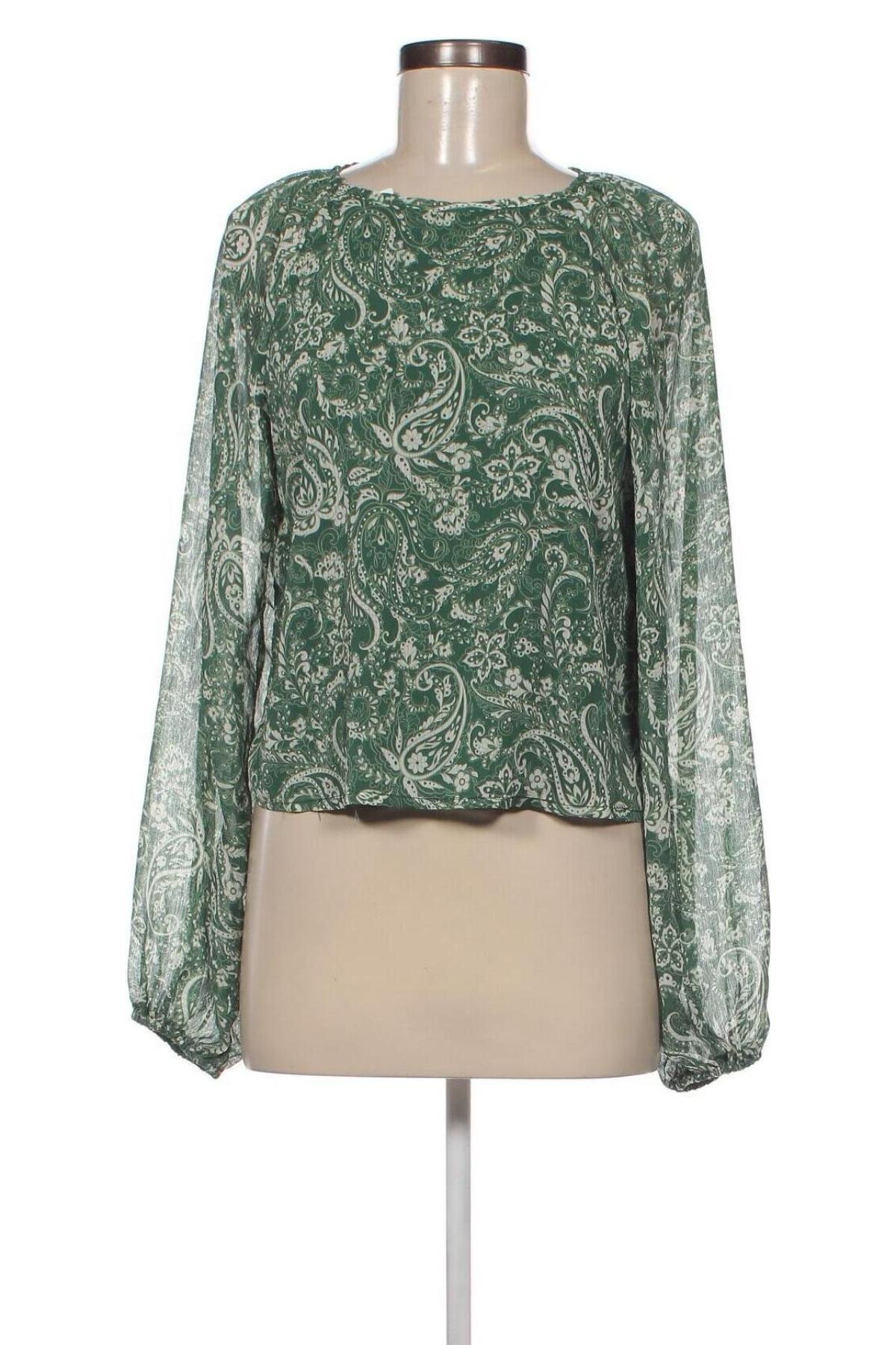 Дамска блуза Cropp, Размер M, Цвят Зелен, Цена 17,34 лв.