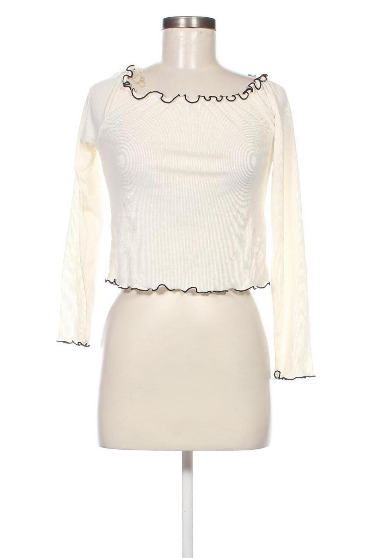 Γυναικεία μπλούζα Derek Heart, Μέγεθος M, Χρώμα Εκρού, Τιμή 3,06 €