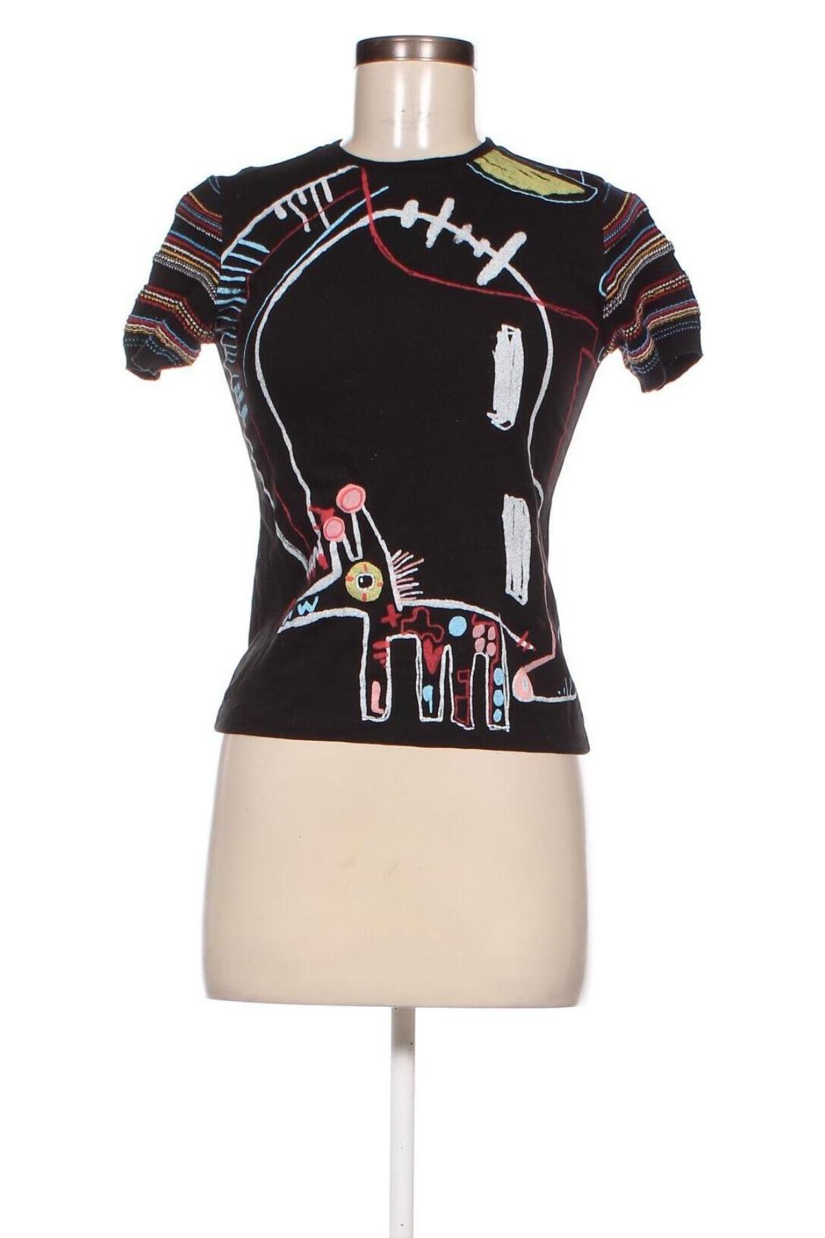 Damen Shirt Desigual, Größe S, Farbe Schwarz, Preis 35,29 €