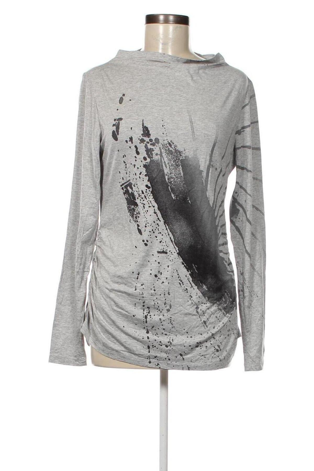 Γυναικεία μπλούζα Evelin Brandt, Μέγεθος L, Χρώμα Γκρί, Τιμή 11,88 €