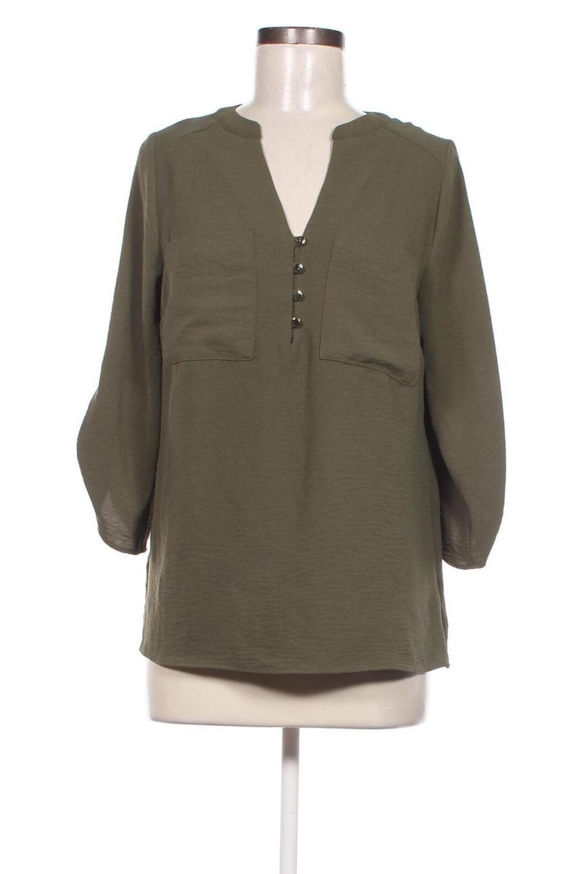 Дамска блуза F&F, Размер M, Цвят Зелен, Цена 9,38 лв.