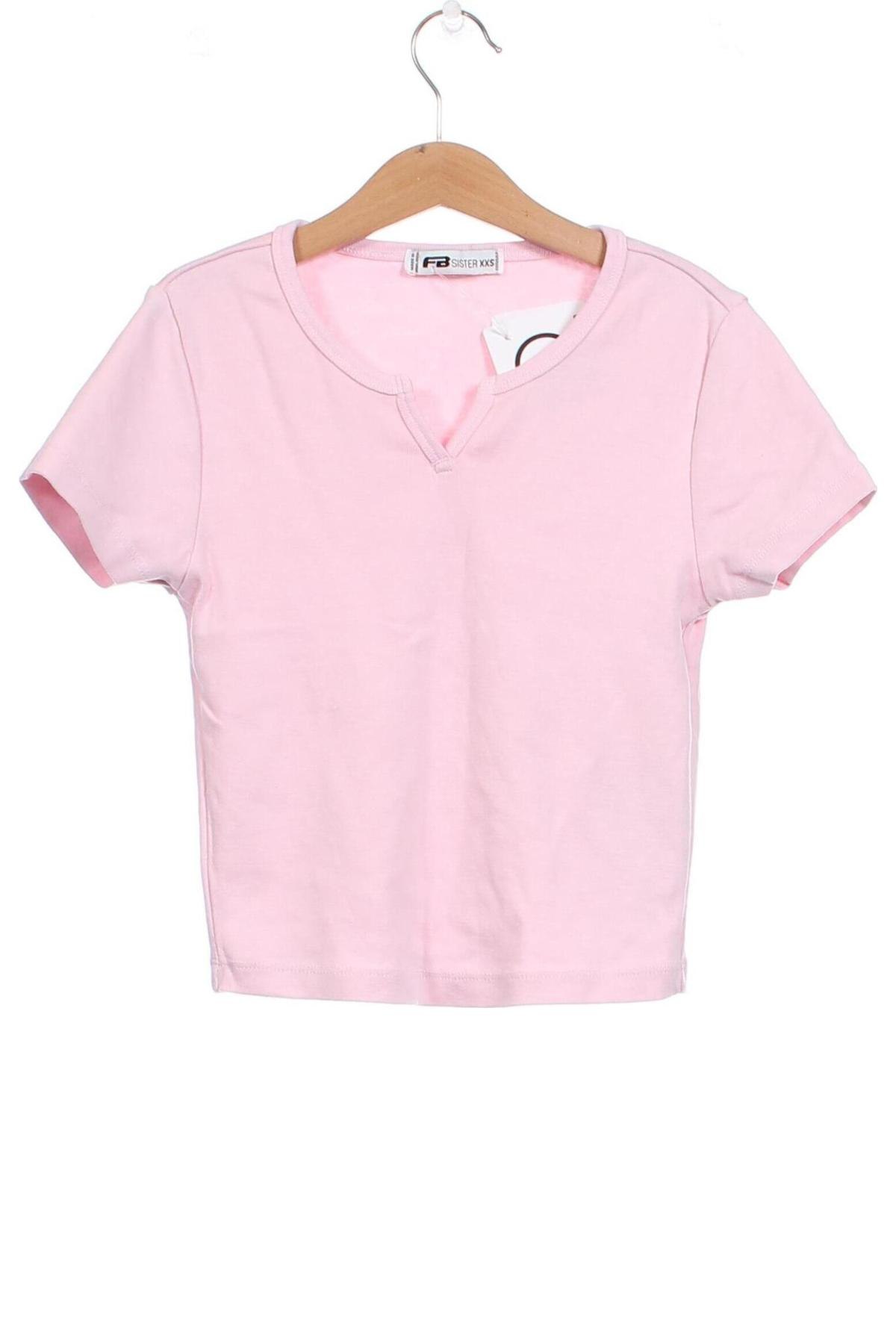 Дамска блуза Fb Sister, Размер XXS, Цвят Розов, Цена 8,47 лв.