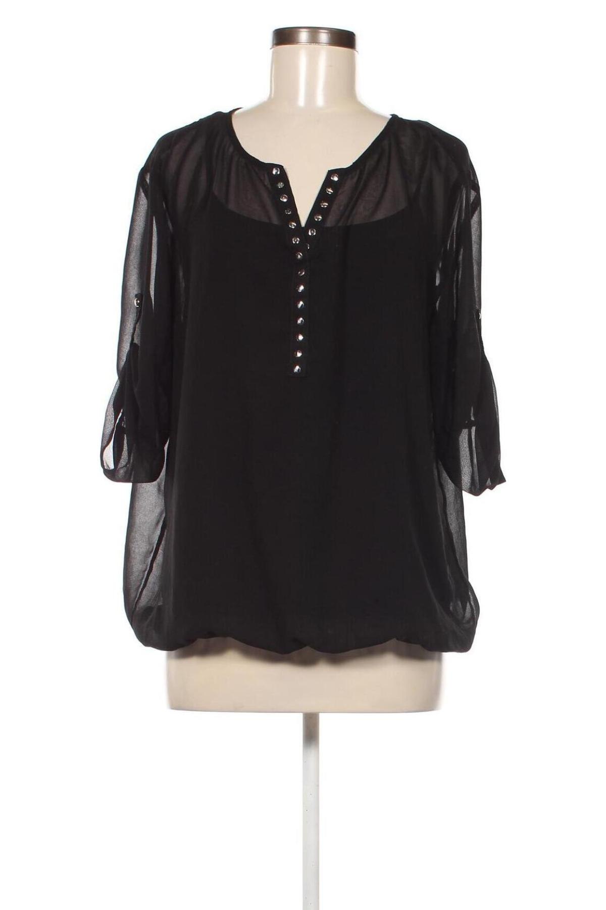 Дамска блуза Fransa, Размер M, Цвят Черен, Цена 91,20 лв.