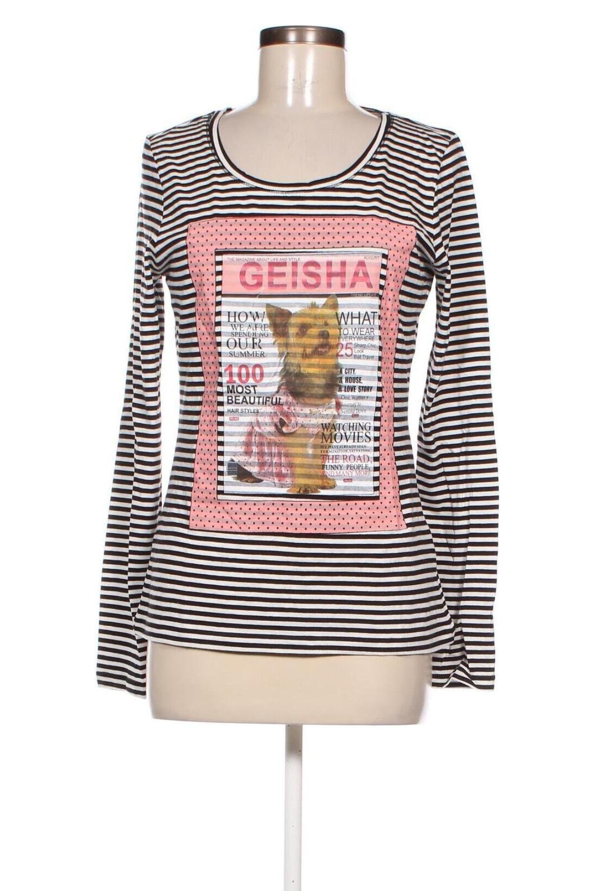 Damen Shirt Geisha, Größe L, Farbe Mehrfarbig, Preis 3,99 €