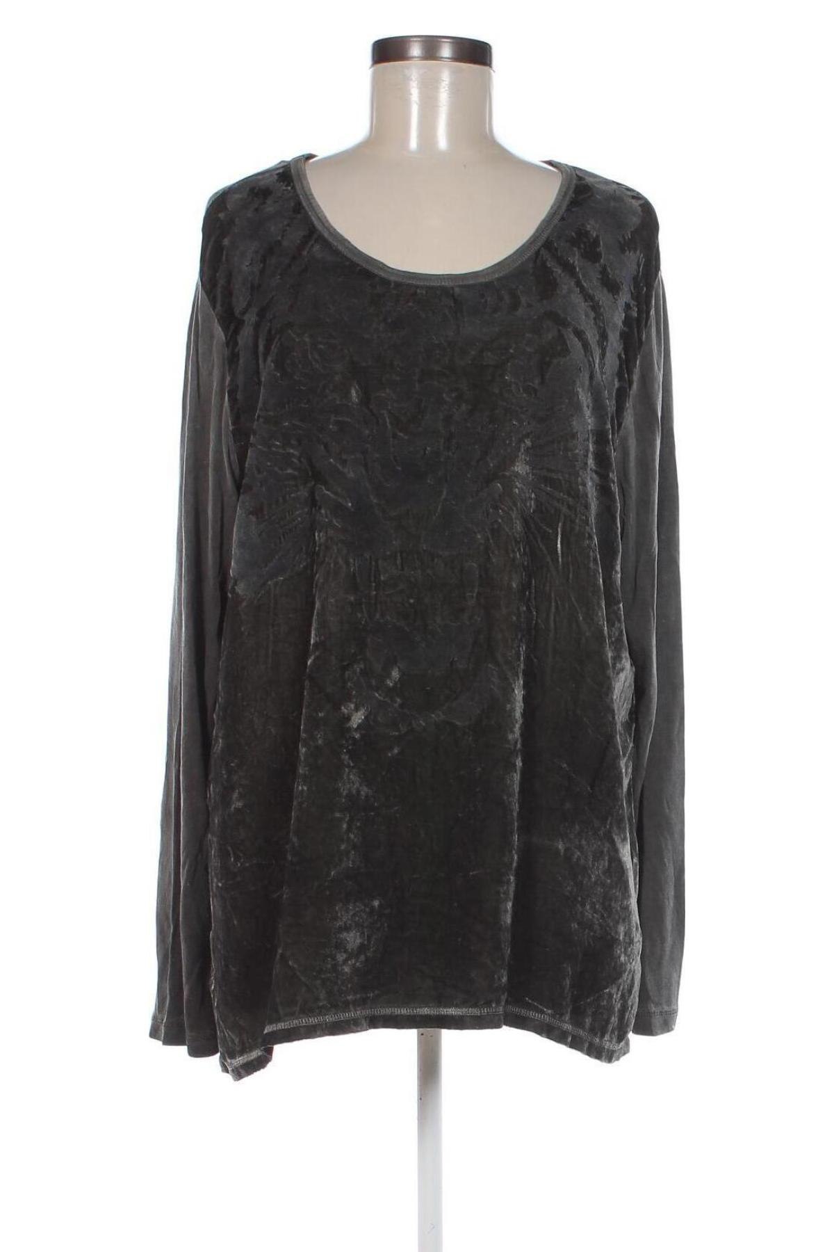 Γυναικεία μπλούζα Gelco, Μέγεθος XXL, Χρώμα Γκρί, Τιμή 3,41 €