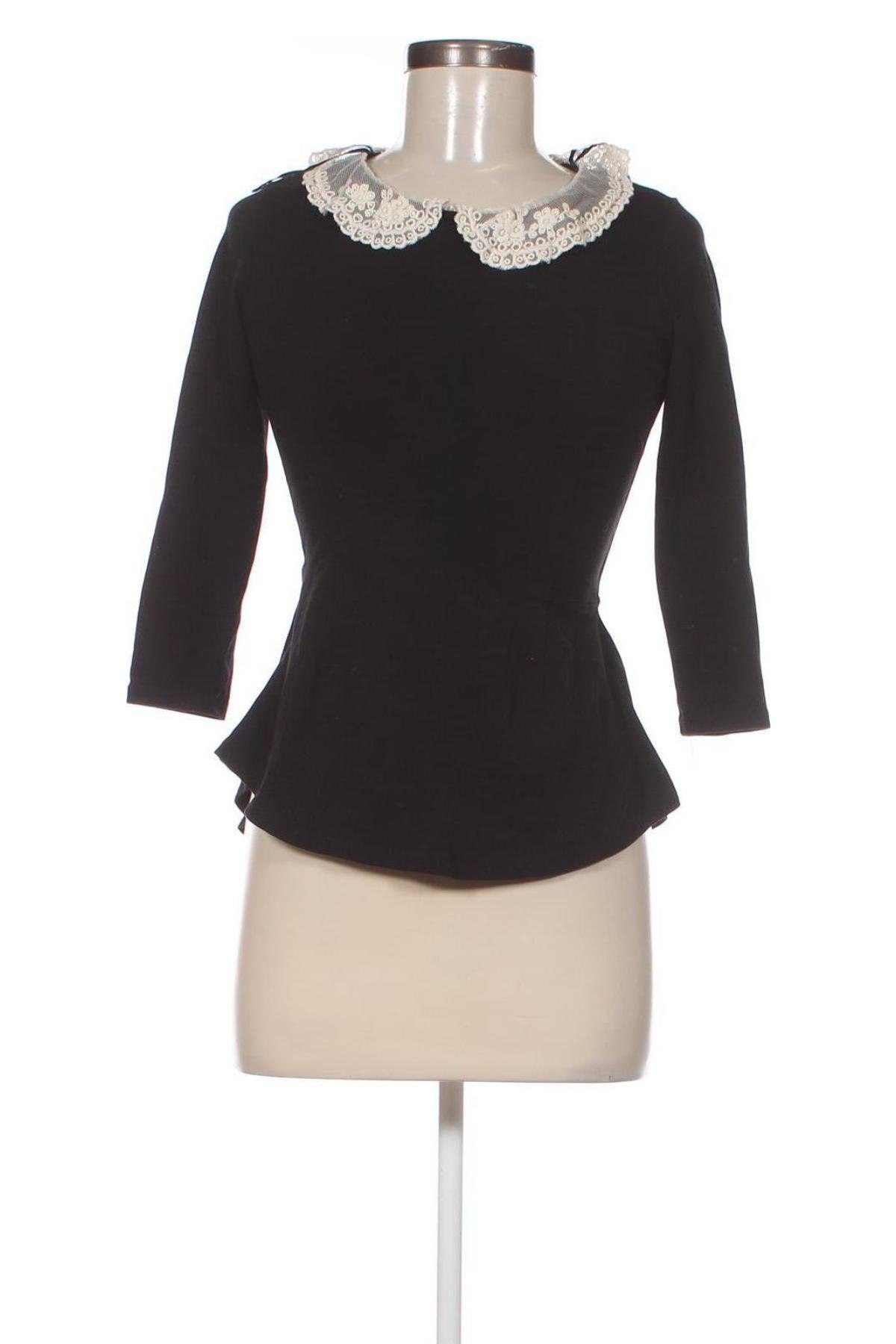 Γυναικεία μπλούζα George, Μέγεθος S, Χρώμα Μαύρο, Τιμή 4,62 €