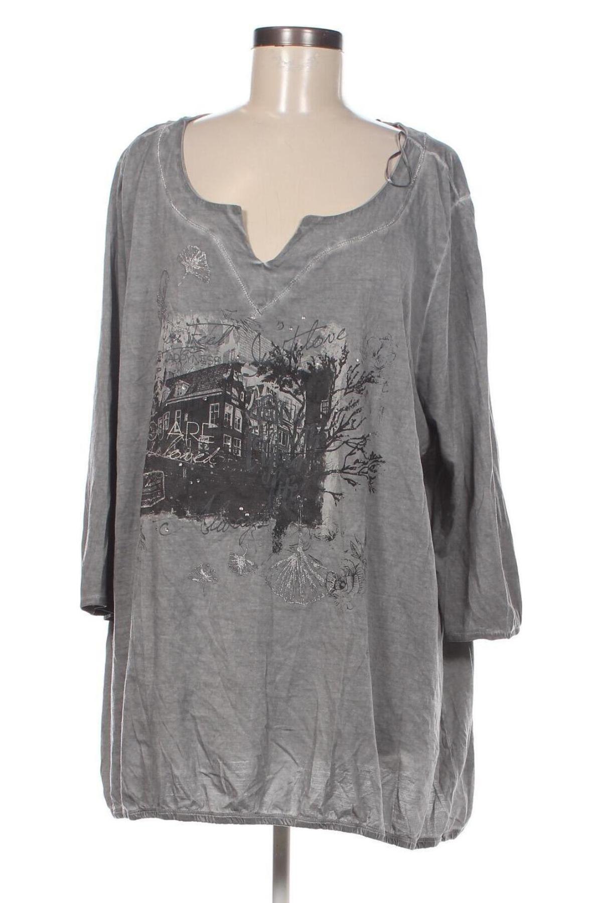 Damen Shirt Gina Benotti, Größe XXL, Farbe Grau, Preis 13,22 €