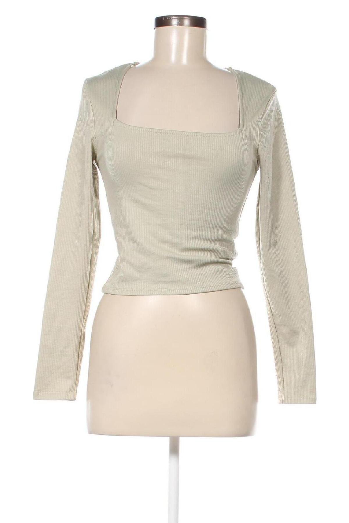 Γυναικεία μπλούζα Gina Tricot, Μέγεθος M, Χρώμα Πράσινο, Τιμή 2,97 €