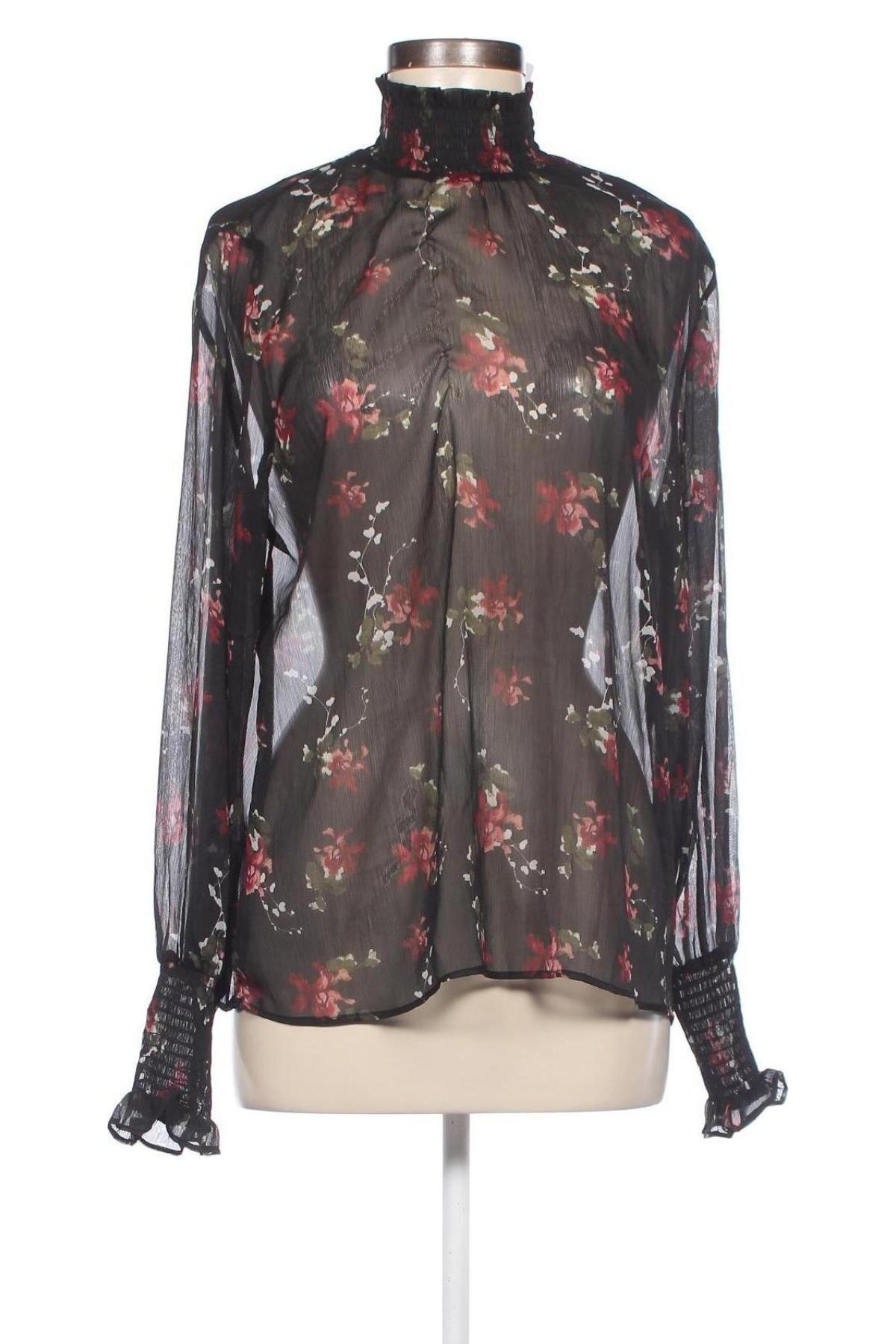 Γυναικεία μπλούζα Gina Tricot, Μέγεθος L, Χρώμα Μαύρο, Τιμή 3,46 €
