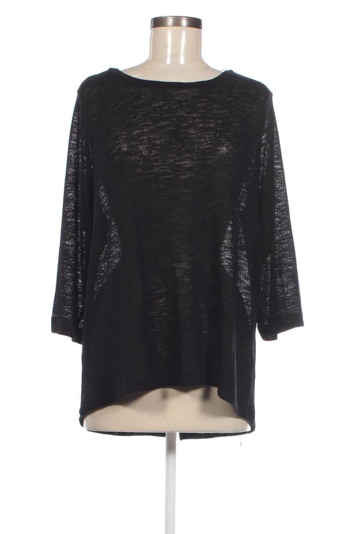 Дамска блуза Gina Tricot, Размер XL, Цвят Черен, Цена 20,00 лв.