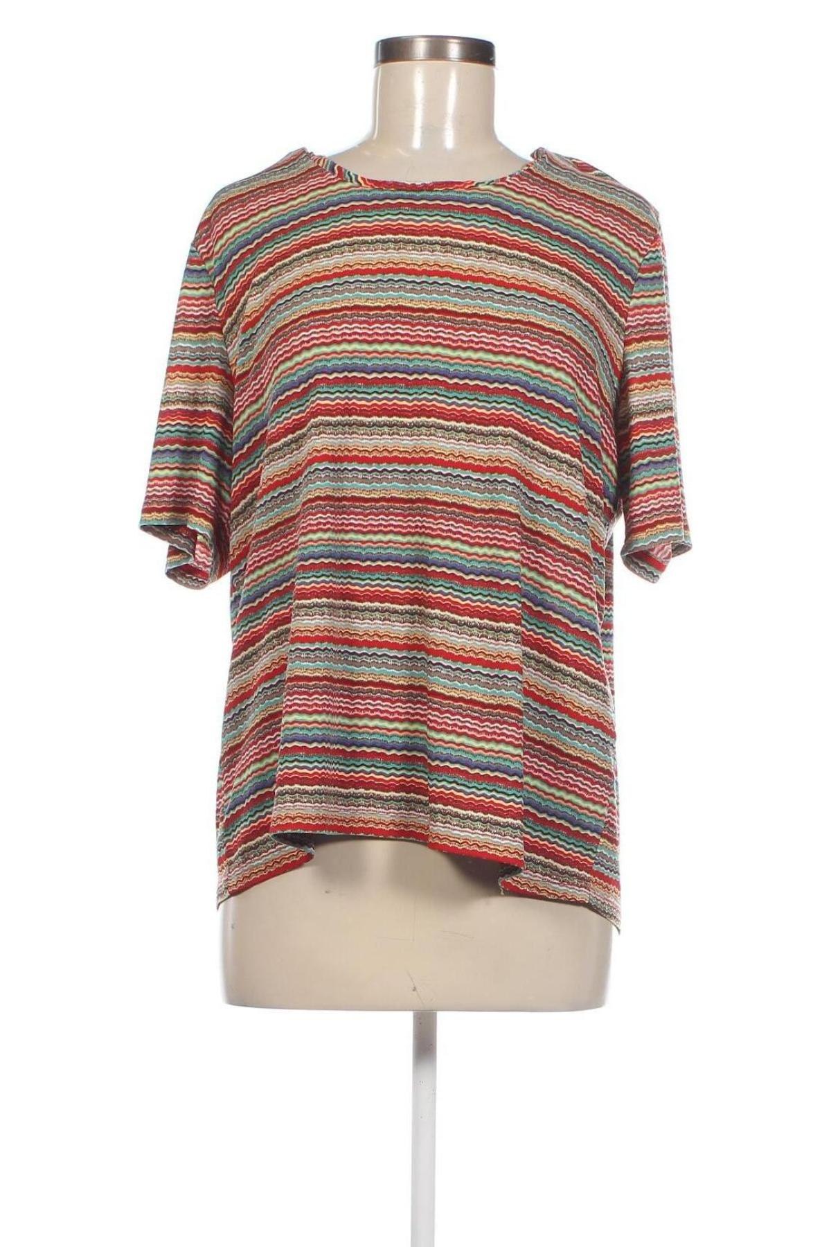 Γυναικεία μπλούζα Grandiosa, Μέγεθος XL, Χρώμα Πολύχρωμο, Τιμή 10,00 €