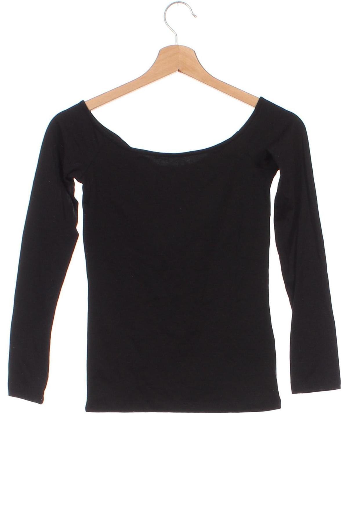 Γυναικεία μπλούζα H&M, Μέγεθος XS, Χρώμα Μαύρο, Τιμή 9,83 €