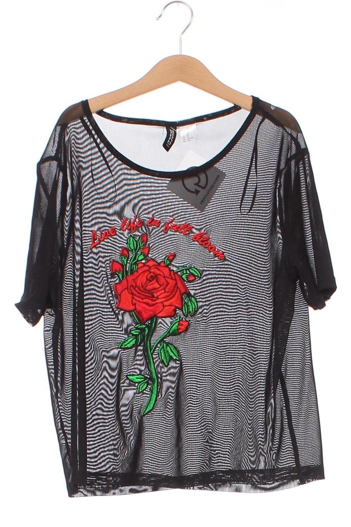 Damen Shirt H&M Divided, Größe XS, Farbe Schwarz, Preis € 9,04
