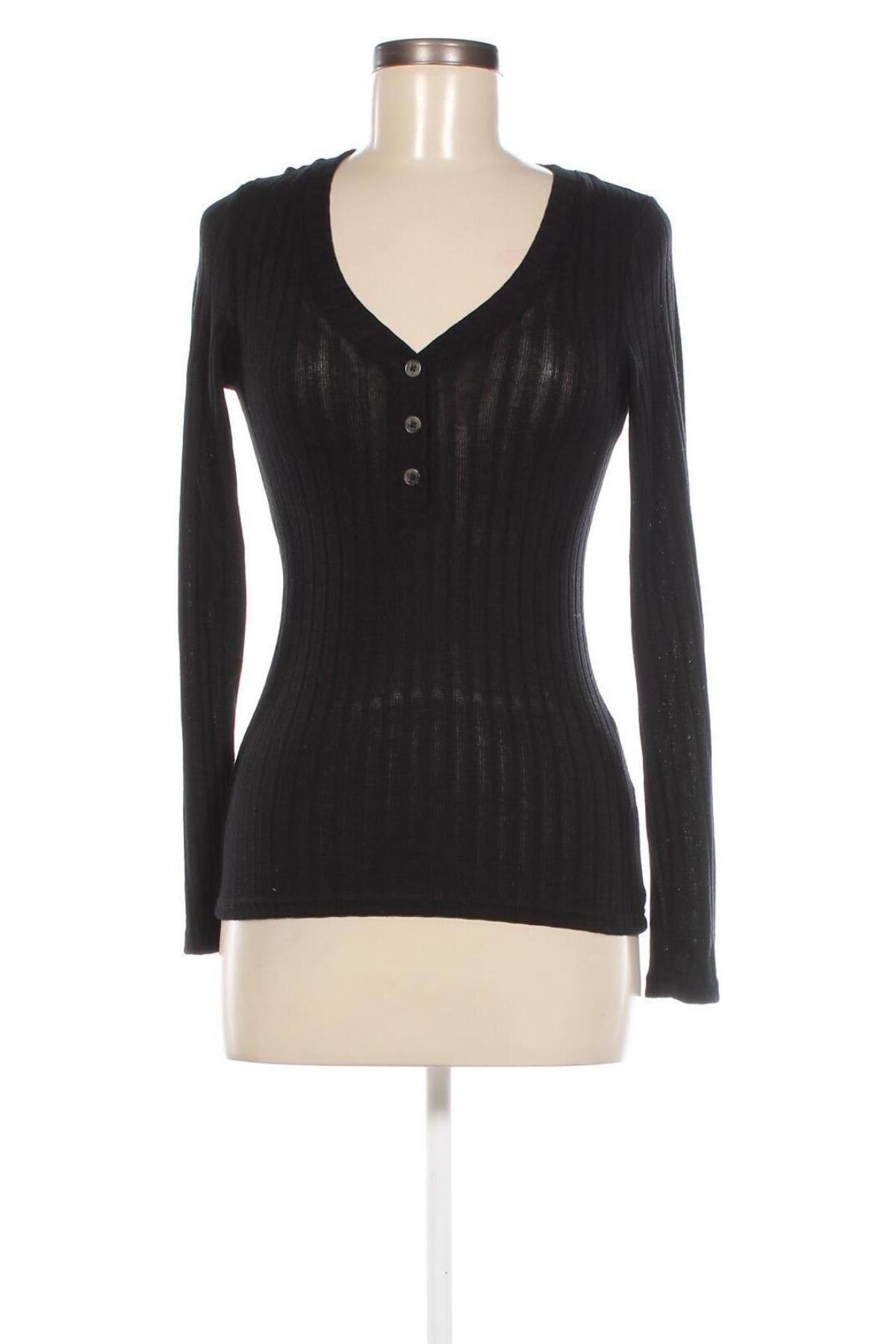 Γυναικεία μπλούζα H&M L.O.G.G., Μέγεθος XS, Χρώμα Μαύρο, Τιμή 3,53 €