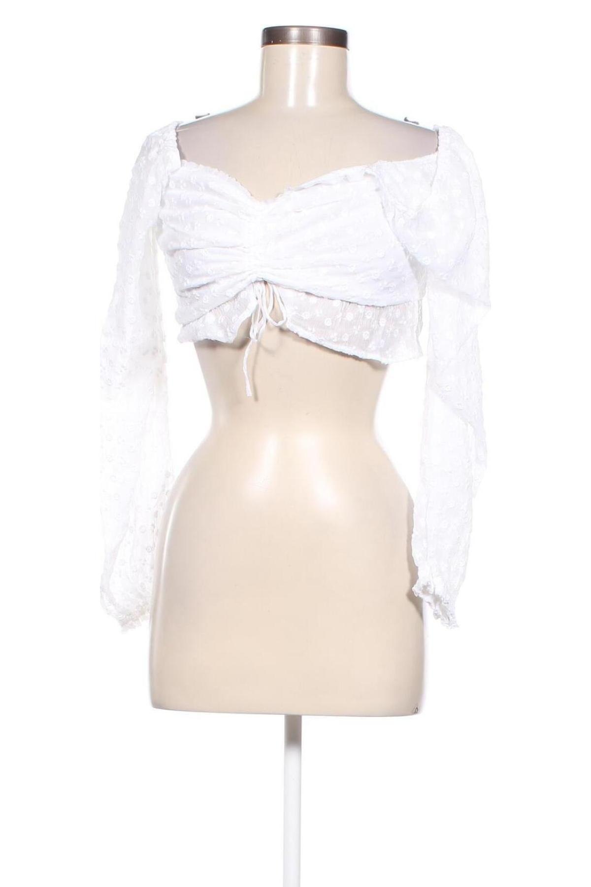 Damen Shirt Hollister, Größe S, Farbe Weiß, Preis 19,85 €