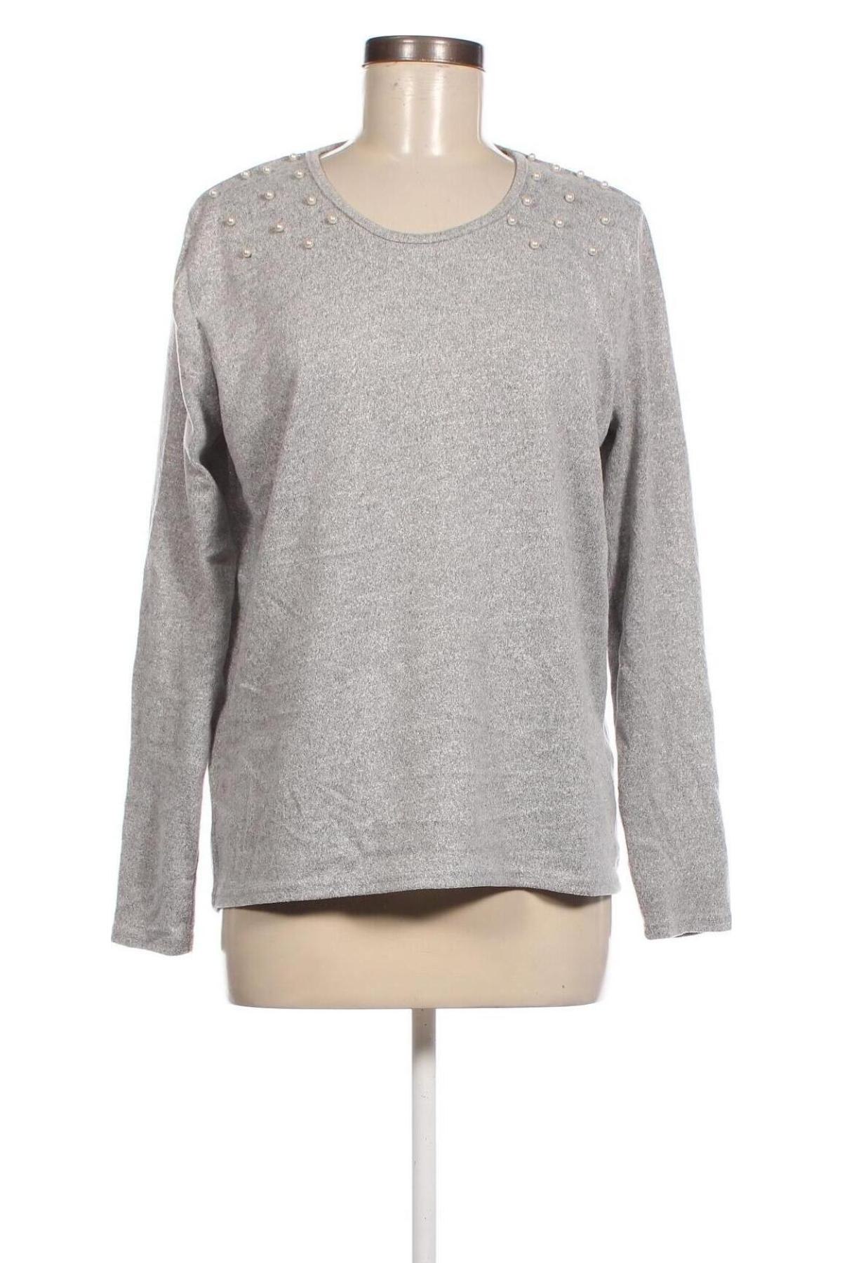 Damen Shirt Janina, Größe L, Farbe Grau, Preis € 3,49