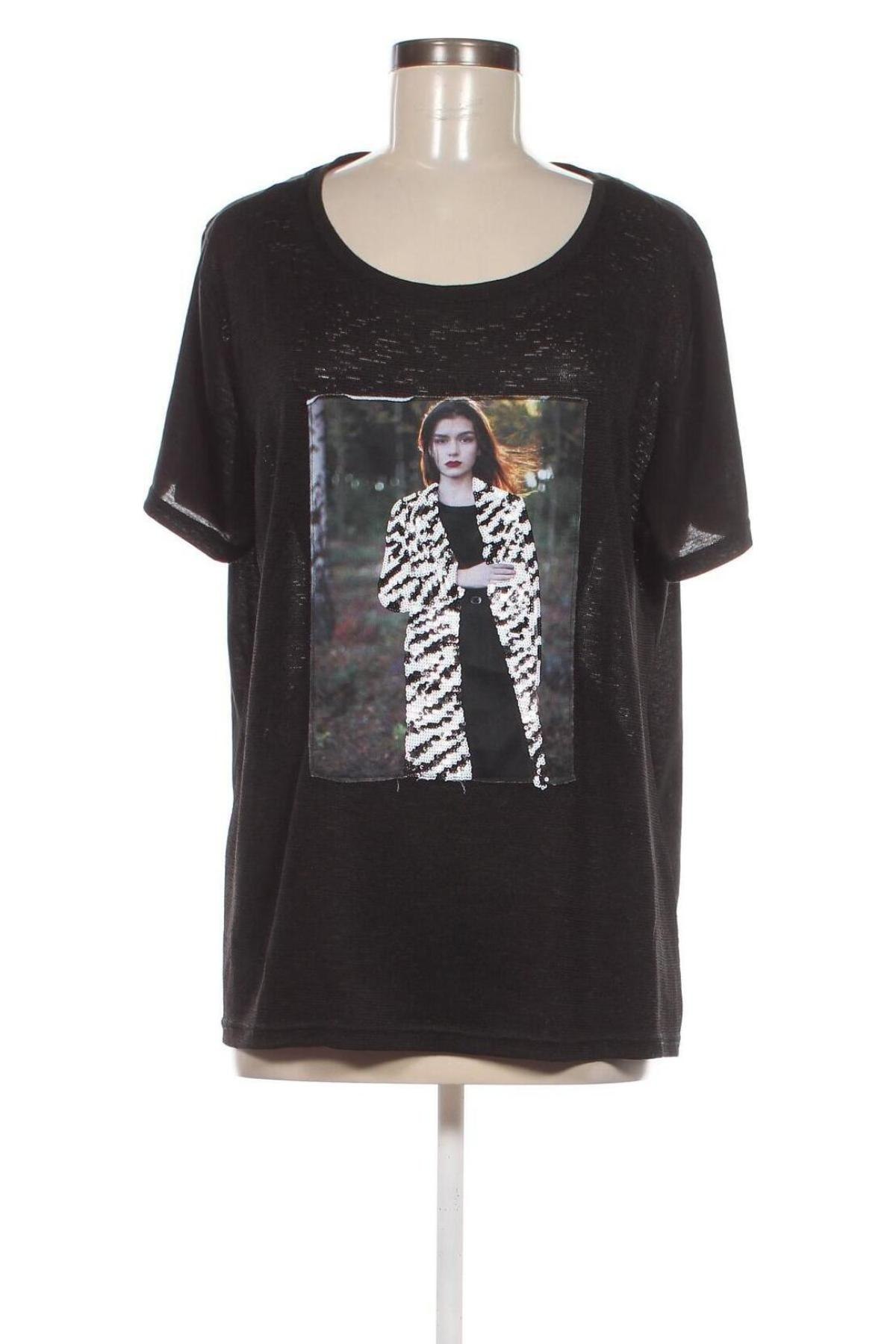 Damen Shirt Janina, Größe XL, Farbe Schwarz, Preis € 6,21