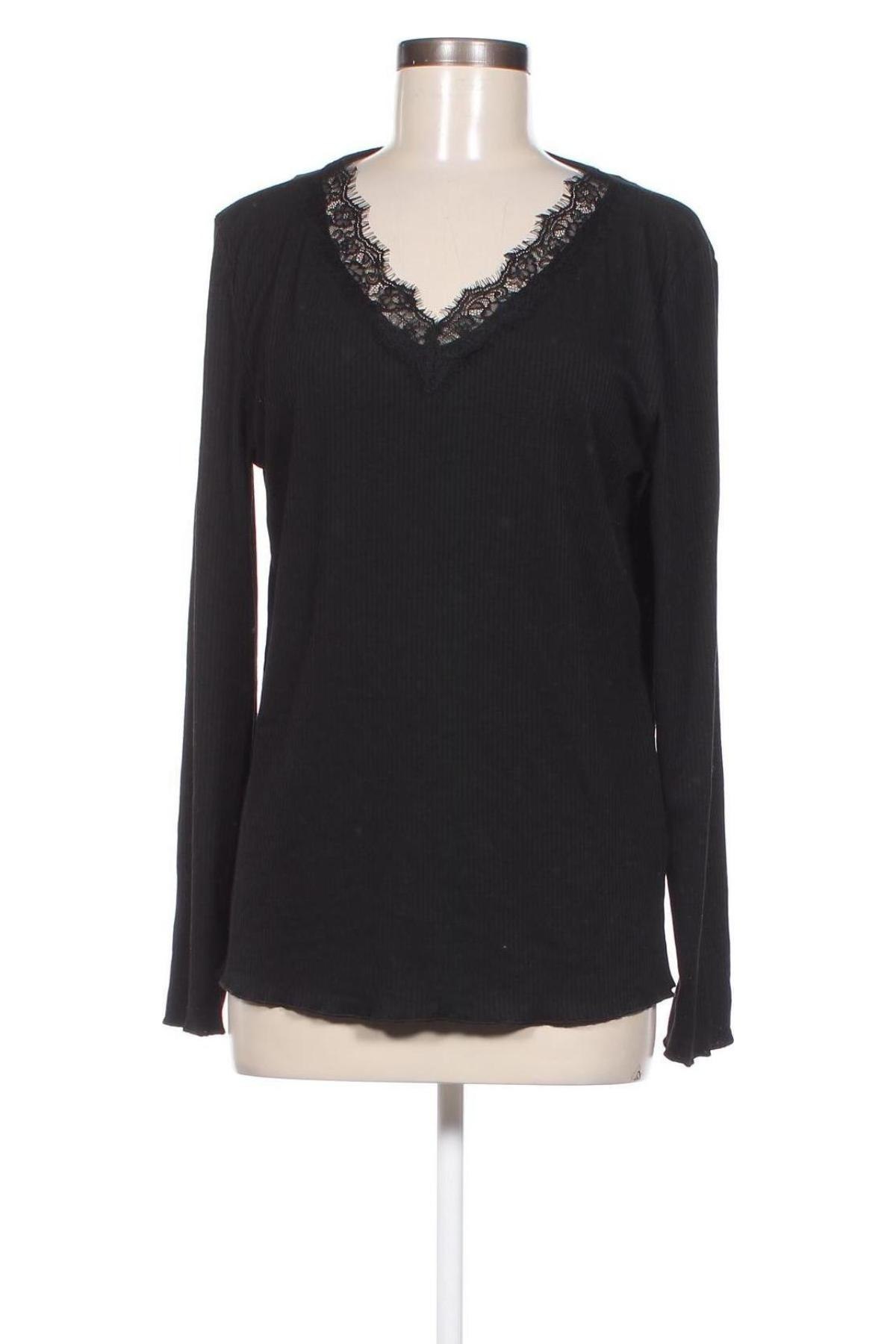Дамска блуза Jean Pascale, Размер L, Цвят Черен, Цена 5,51 лв.